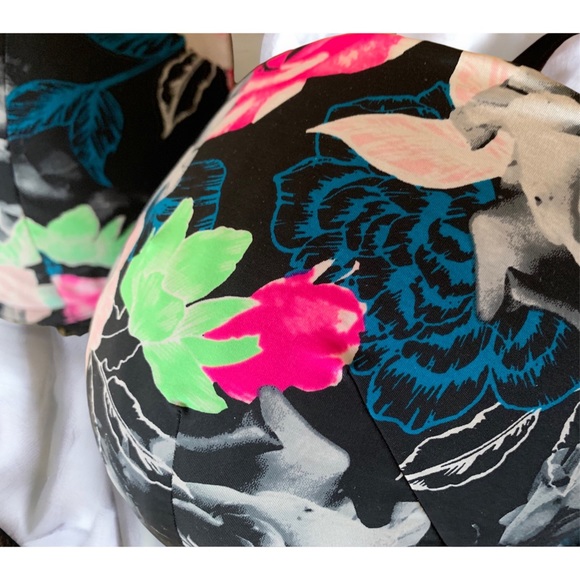 Torrid Black Floral 360° Back Smoothing Push Up T Shirt Bra 42DDD - Picture 3 of 6